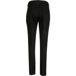 Ladies' Boston Chino Pants in black, featuring a tailored fit and back pockets. Includes a logo detail.