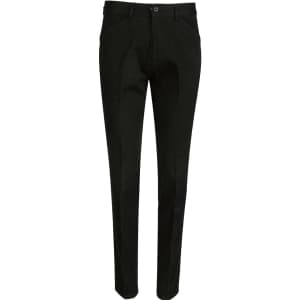 Ladies' Boston Chino Pants in black, featuring a tailored fit and classic styling. Includes a logo.