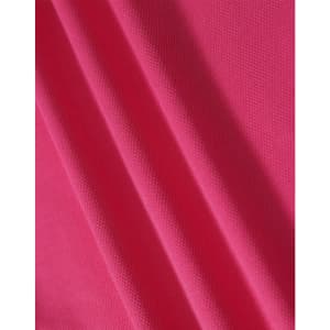 A close-up of textured fabric in a vibrant pink colour, showcasing its structure and weave.