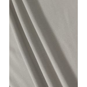 A textured, light grey fabric featuring soft folds. The material is suitable for polo shirts and has a subtle sheen.