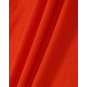 An orange fabric with a textured surface, showcasing the material of the Ladies' Truedry Pique Polo.