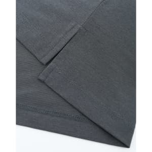 A high-performance grey polo with a smooth texture and a logo. Features short sleeves and fine stitching details.