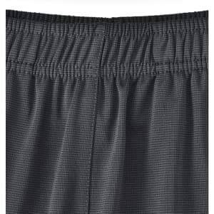 A pair of dark grey bamboo charcoal sports shorts featuring an elastic waistband and breathable fabric.