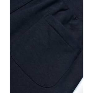 A dark grey pair of poly/cotton terry sweat pants featuring a back pocket. The fabric is soft and textured.