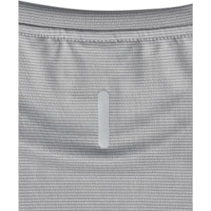 A light grey men's short-sleeve performance T-shirt with a subtle logo on the back.