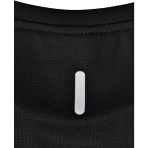A black ladies' ultra-lightweight performance short-sleeve tee featuring a reflective logo on the back.