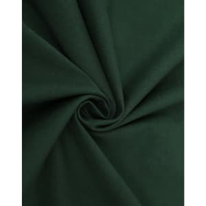 A close-up of dark green fabric displaying a smooth texture, ideal for T-shirts. The material has a subtle stretch.