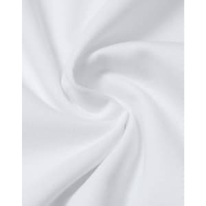 A close-up of white cotton fabric, showcasing a soft texture with a smooth, twisted design.