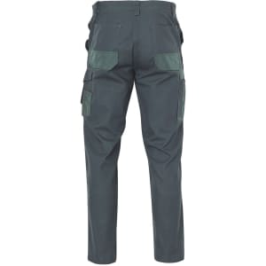 Heavy Duck Weave Dura-Wear work pants in dark green, featuring multiple pockets and a sturdy design.