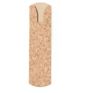 A Brunia Pen Pouch made of cork, featuring a smooth design and a slot for holding pens. It has a subtle natural colour.