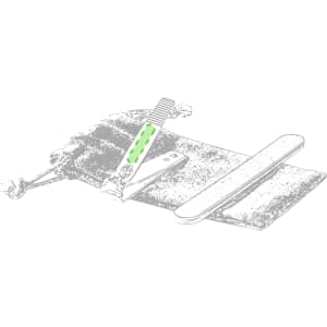 A green Kilian Manicure Set featuring nail tools, a file, and a carrying pouch.