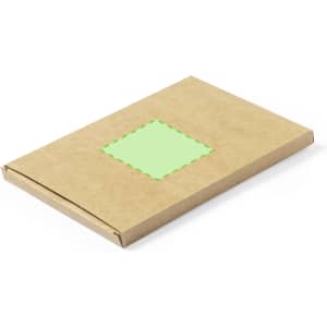 A brown cardboard box with a green accent design, containing a Clavier Puzzles Set for jigsaw enthusiasts.