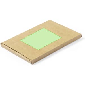 A jigsaw puzzle set packaged in a brown cardboard box with a green accent on the front. The box has a logo.