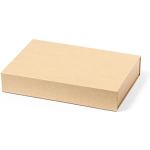 A plain brown cardboard box with a rectangular shape, suitable for packaging or storage.