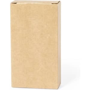A plain brown cardboard box, rectangular in shape, with a simple design and no visible branding.