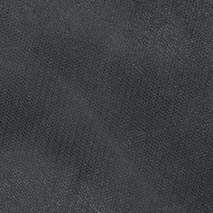 A black mousepad with a textured surface, featuring a subtle pattern. It has a branding logo in one corner.