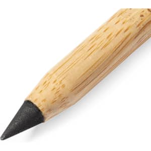 A grey-lead pencil with a wooden exterior, featuring a sharpened tip and a natural finish.