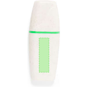 A highlighter set in a white and green container, featuring a simple design and branding.