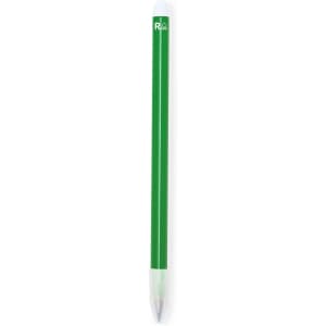 A green pencil with a clear tip and a logo on the side, displayed against a white background.