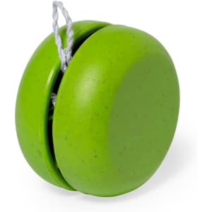 A green Dopey Yoyo with a white string, featuring a smooth, rounded design.