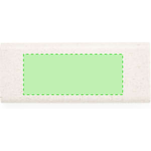 A tool set featuring various tools in a light green colour, with a dedicated area for custom branding.