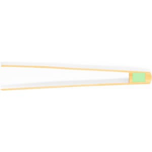Bamboo kitchen tongs with a green silicone grip, ideal for various cooking tasks, featuring a logo on the handle.