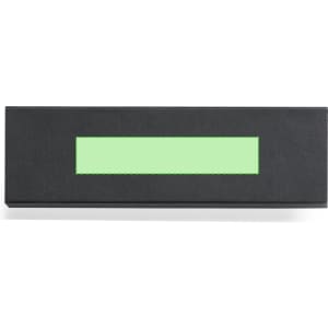 A black box with a green accent, designed to hold metal pens from the Darma Set. Features a logo.