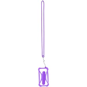 A purple Kesey Holder Lanyard with a hook at the end, designed for holding items securely.