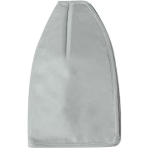 A drink bottle cooler in a sleek light grey colour, featuring a smooth surface and a fitted design.