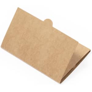 A brown kraft paper envelope with a flap closure, suitable for holding small items or seeds.
