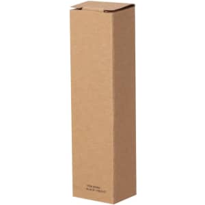 A tall, brown cardboard box with a rectangular shape. The box has a plain design and no visible branding.