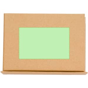 A brown cardboard box with a green window area, designed for holding the Marquez Multifunction Pencil Holder.