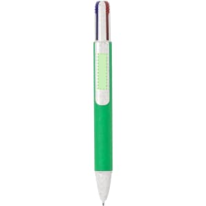 A green Surtum Pen with a silver tip and a logo. It features red and blue ink options at the top.