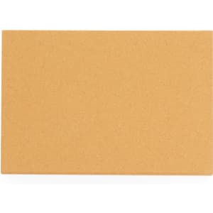 A rectangular, plain brown cheese board with a smooth surface, suitable for serving. No branding is visible.