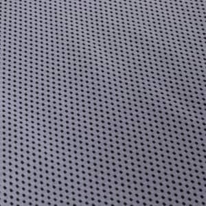 A textured grey fabric featuring small perforations, suitable for t-shirt design. Contains branding details.