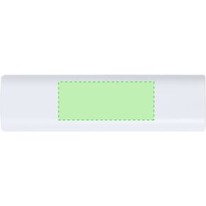 A white charging cable set featuring multiple connectors, with a green accent area. Includes a logo on the surface.
