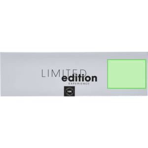 A packaging box for the Ronuk Pen, featuring a sleek design in grey with a green accent and branding elements.