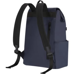 A navy Salkey Backpack featuring adjustable straps and a side pocket, designed for versatility and style.