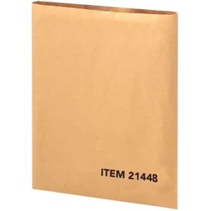 A brown envelope with a plain exterior and a printed item number in black.