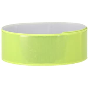 A bright yellow Llorik bracelet with a smooth, glossy finish. The bracelet is flexible and has a minimalist design.