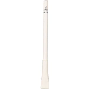 A white Kadan Pen with a flat tip and a logo on the body, designed for writing.