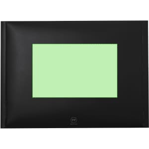 A black Gynster Document Holder with a transparent window for displaying documents. Features branding on the front.