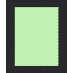 A light green gift box with a black border, designed for promotional packaging.