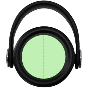A drink bottle with a black exterior and a light green interior, featuring a handle and a logo.