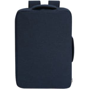 A navy Ghibli backpack with a simple design, featuring dual shoulder straps and a side handle. It has a logo on it.