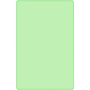 A green RFID card wallet with a simple design, featuring a sleek outline and no additional details.