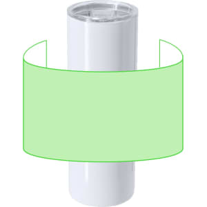 A drink bottle in white with a transparent lid, featuring a logo. Ideal for keeping beverages insulated.