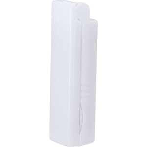 A white lint remover featuring a sleek design, suitable for home and living use. It has a branding logo.