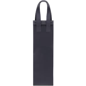 A dark grey cooler bag with two handles, designed for carrying drinks. It features a simple, sleek design.