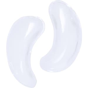 A transparent hot-cold pack set with a smooth, curved design, ideal for health and personal care use.